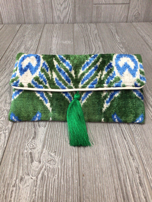 Chenille clutch Purse
